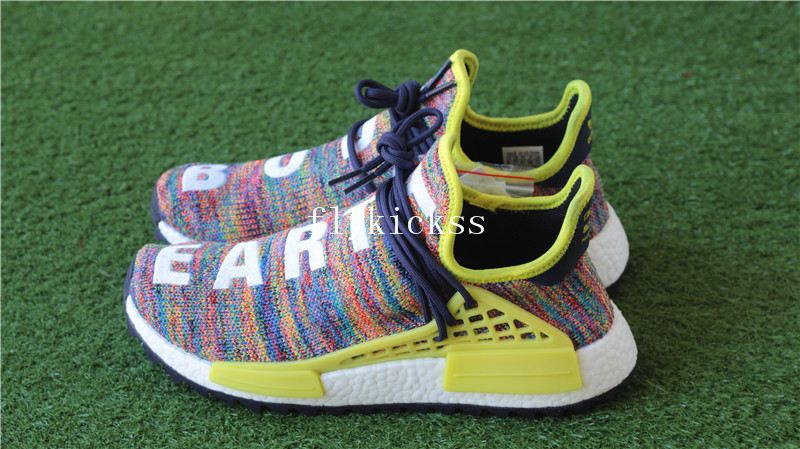 Final Version Pharrell Williams X Adidas NMD Human Race Rainbow Multicolor